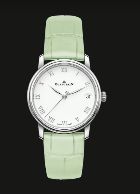 Review Blancpain Villeret Women Date Replica Watch 6127 1127 95A